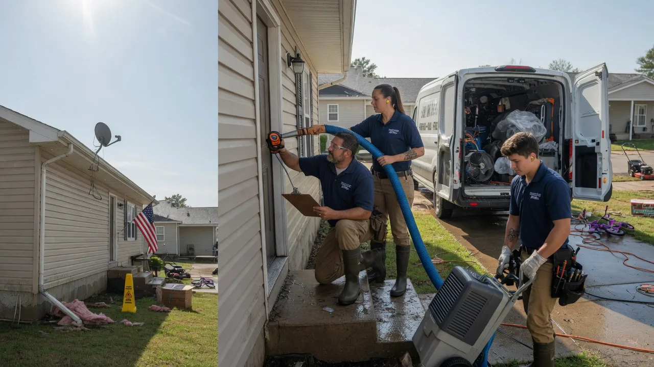 Ceiling Water Damage Restoration in Livingston, TX near me